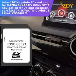 2024 GPS SD Card for Mazda MX-5 ,CX-9,CX-3 ,CX-5,2,3,6SKYACTIV CONNECT 7 Navigation SD Card UK and Europe New Version Map Update