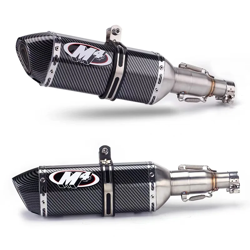 Motorcycle Exhaust Muffler Middle Link Pipe For Piaggio 125 300 MP3 125 250 300 LT X10 125 Modify Slip-on Connect 51mm