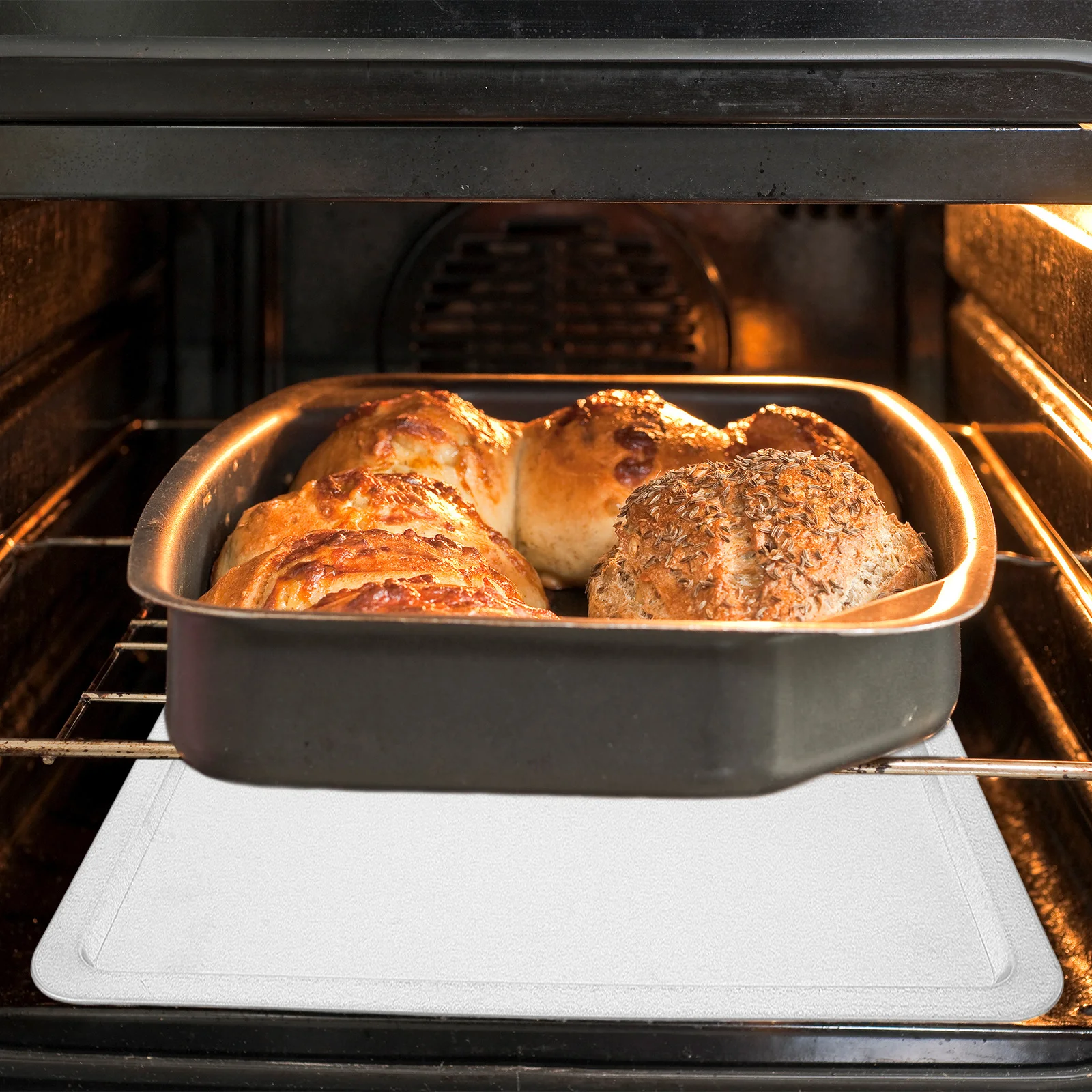 

Electric Oven Oil Drip Pan Household Kitchen Baking Drip Tray Grilling Oven Liner Replacement Reliable Metal Oil