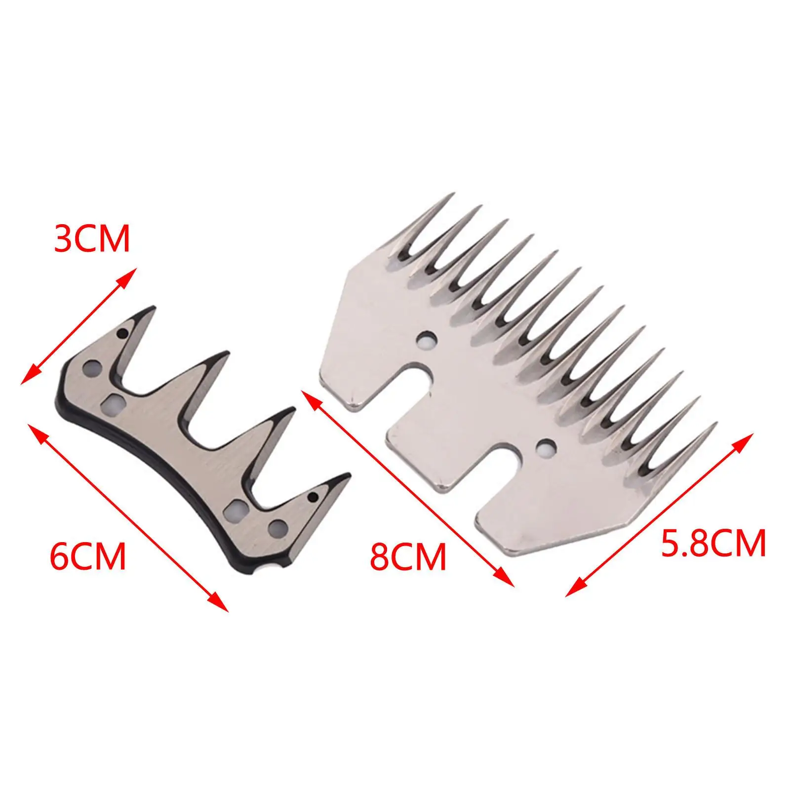 13 Tooth Staright Blade Sheep/Goats Shears Convex Comb Cutter Shearing Clipper Stainless Steel Sheep Clipper