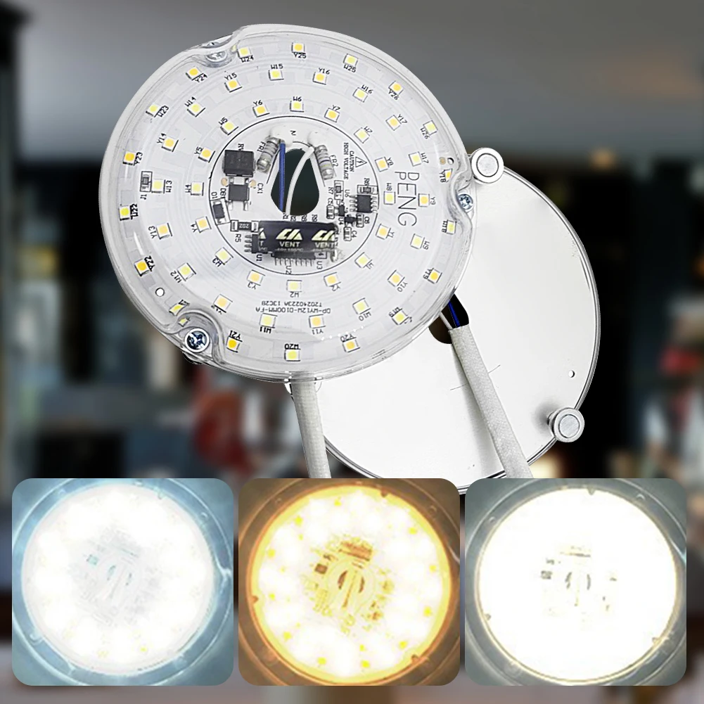 

3.9 4.9 6.2 Inch LED Ceiling Fan Light Retrofit Kit Dimmable Replacement Panel for Residential and Commercial Use