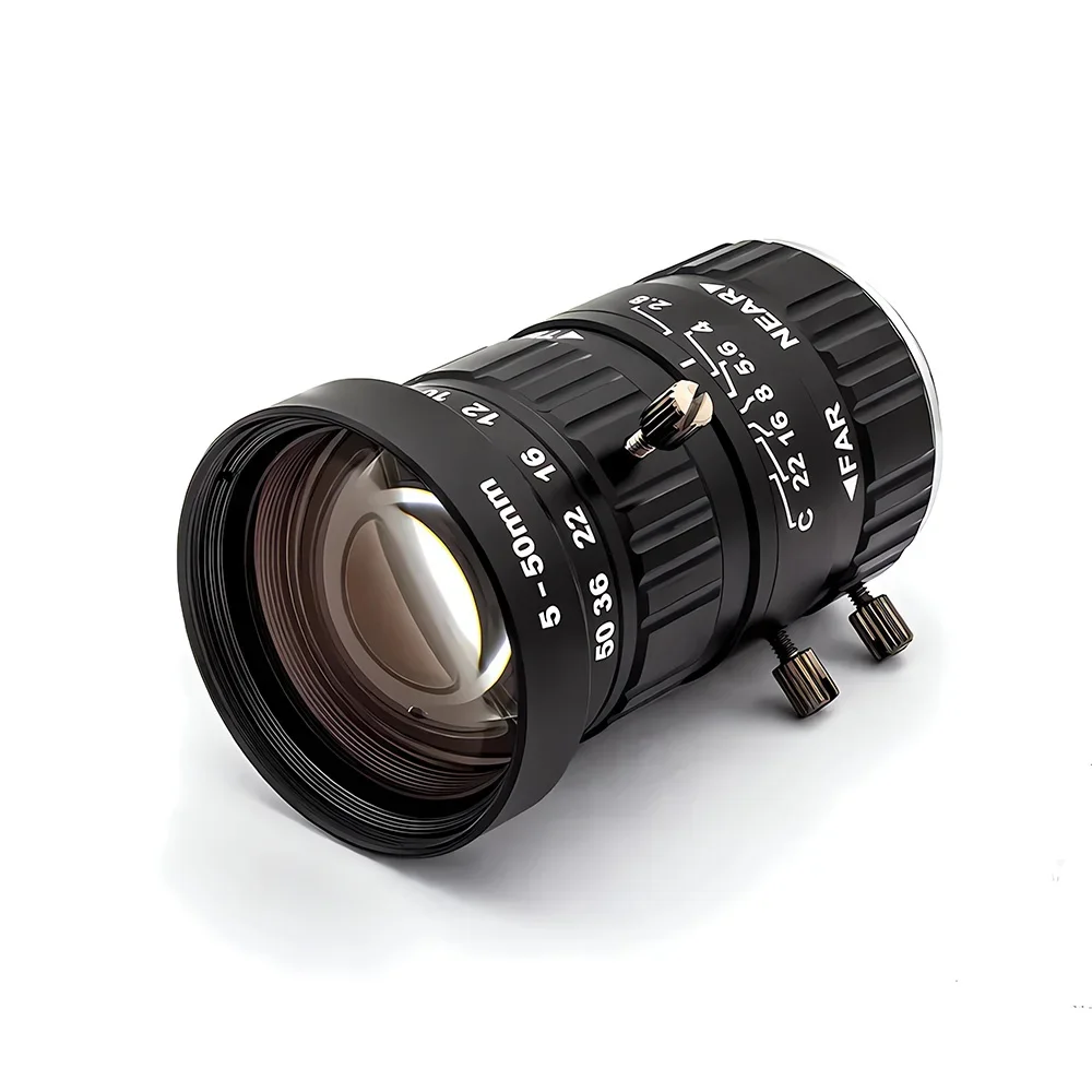 عدسة تثبيت 12 ميجابكسل C/CS 5-50 مم F2.8 1/1.8 بوصة زاوية واسعة عالية الوضوح للمراقبة USB/IP/POE CCTV كاميرات المراقبة وكاميرات الويب