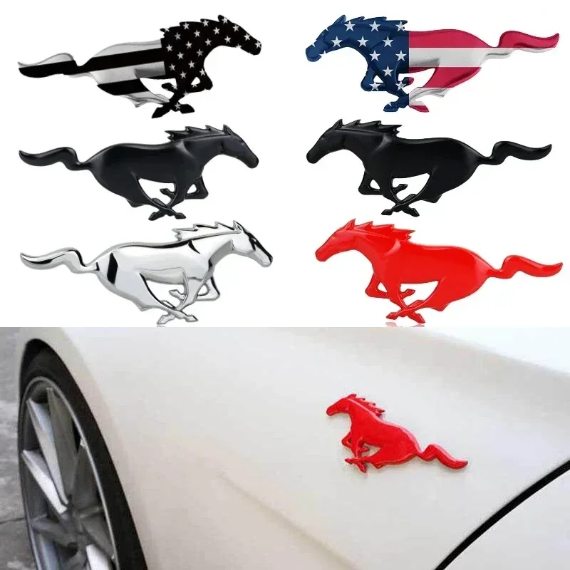 Ford 3D Metal Car Body Emblem Badge Rear Trunk Sticker For Mustang ST Racing Raptor Explorer Edge Focus Fusion Escape Transit - view 2