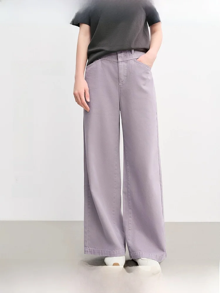 

High Waist Wide Leg Women's Jeans Casual Sle Multiple Colors Available Large Size Faionable Commute Suitable Ry Fiber ...