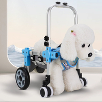 Adjustable Dog Hind Leg Wheelchair Disabled Pet Walker with Hind Leg Support and Hip Support Dog/Cat Hind Leg Auxiliary Vehicle