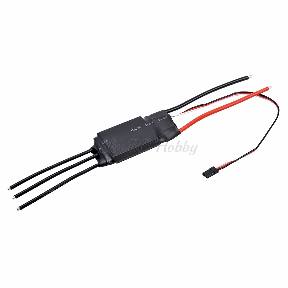 1PCS / 2PCS 80A 2-6S ESC Brushless regolatore di Velocità ESC per RC FPV Elicottero Aereo