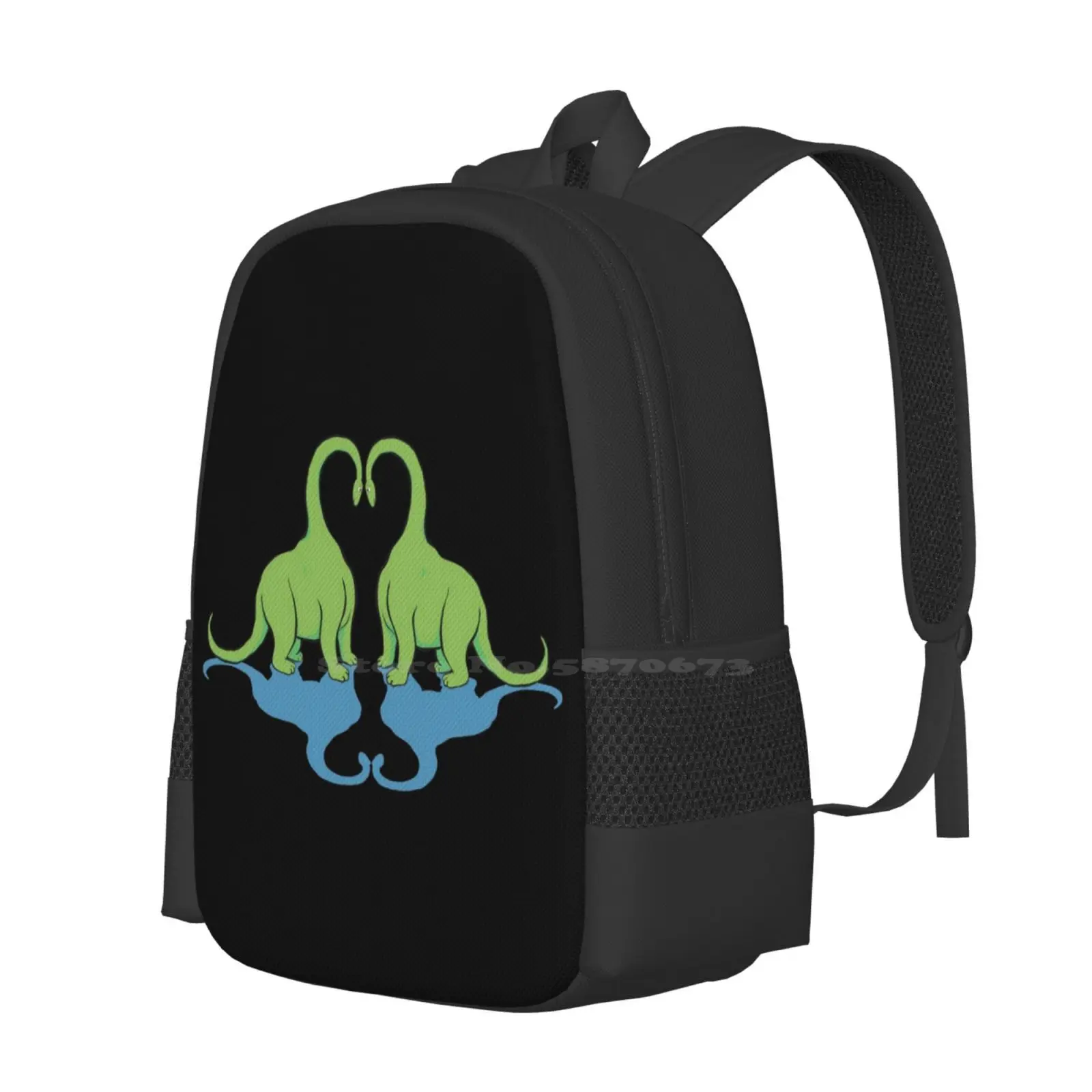 Mochila de dinosaurios para el Día de San Valentín, morral romántico y divertido de amor, Althea y Keaton, gran oferta