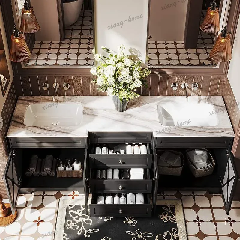 ld Drawers Wooden Bathroom Cabinets Mirror Clear Space Saver Bathroom Storage Cabinets Luxury Meuble Salle   Furniture