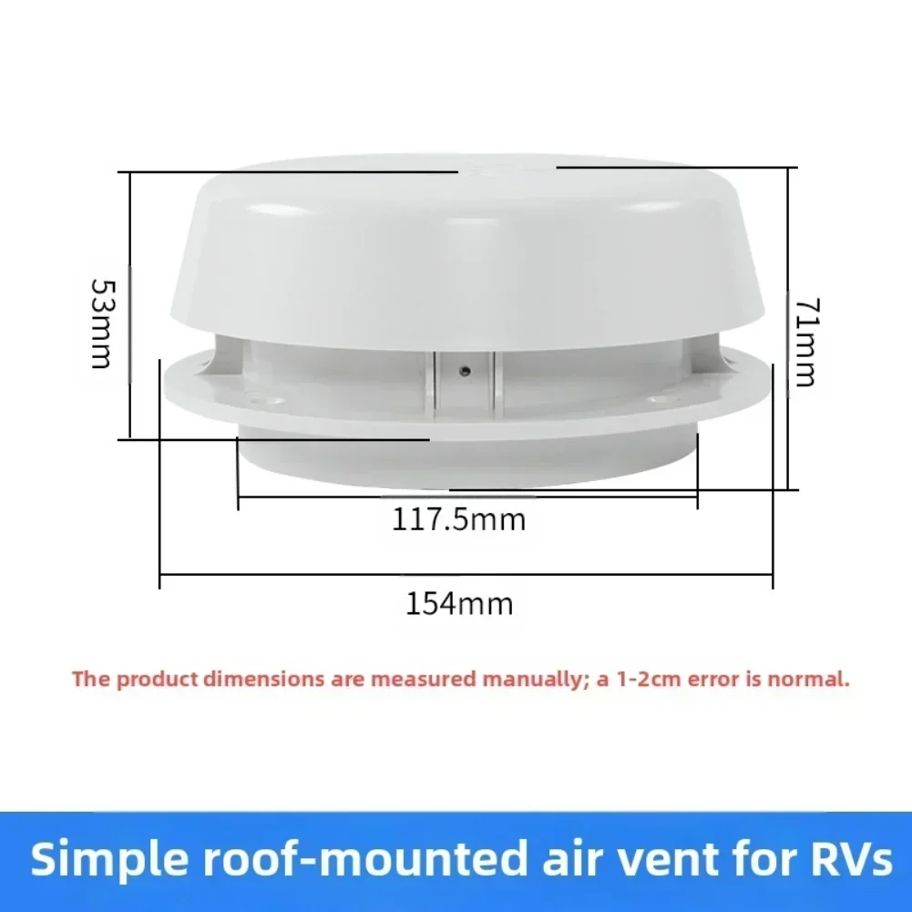 

RV Roof Ventilation Cover For Durable Mushroom Head Air Outlet for Easy Installation and Better Air Circulation