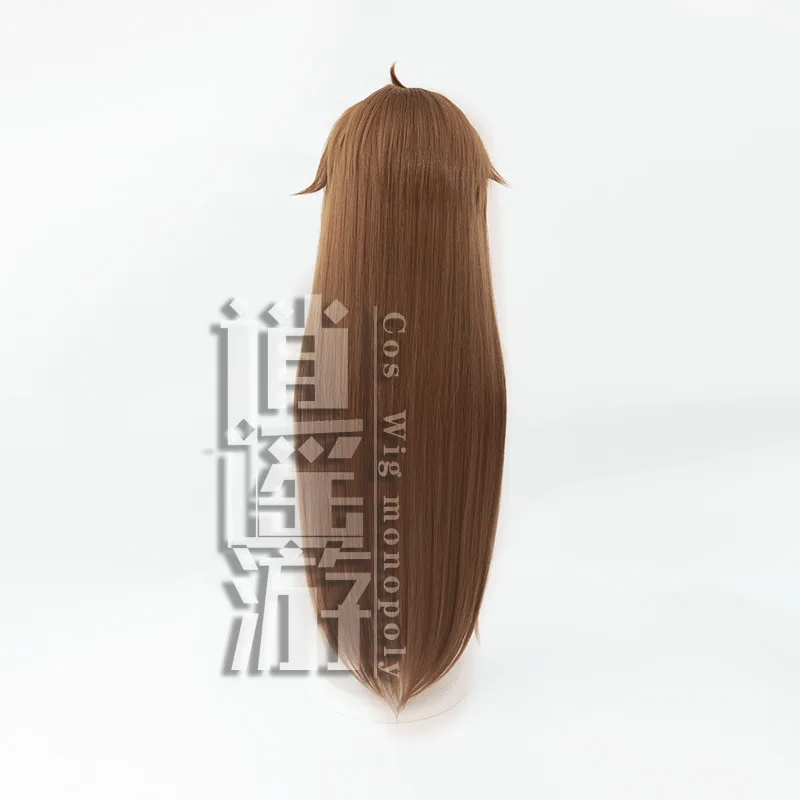 Genshin Impact Miss Hina Cosplay peluca Gorou género Swap Ears Inazuma pelo largo regalo de Halloween