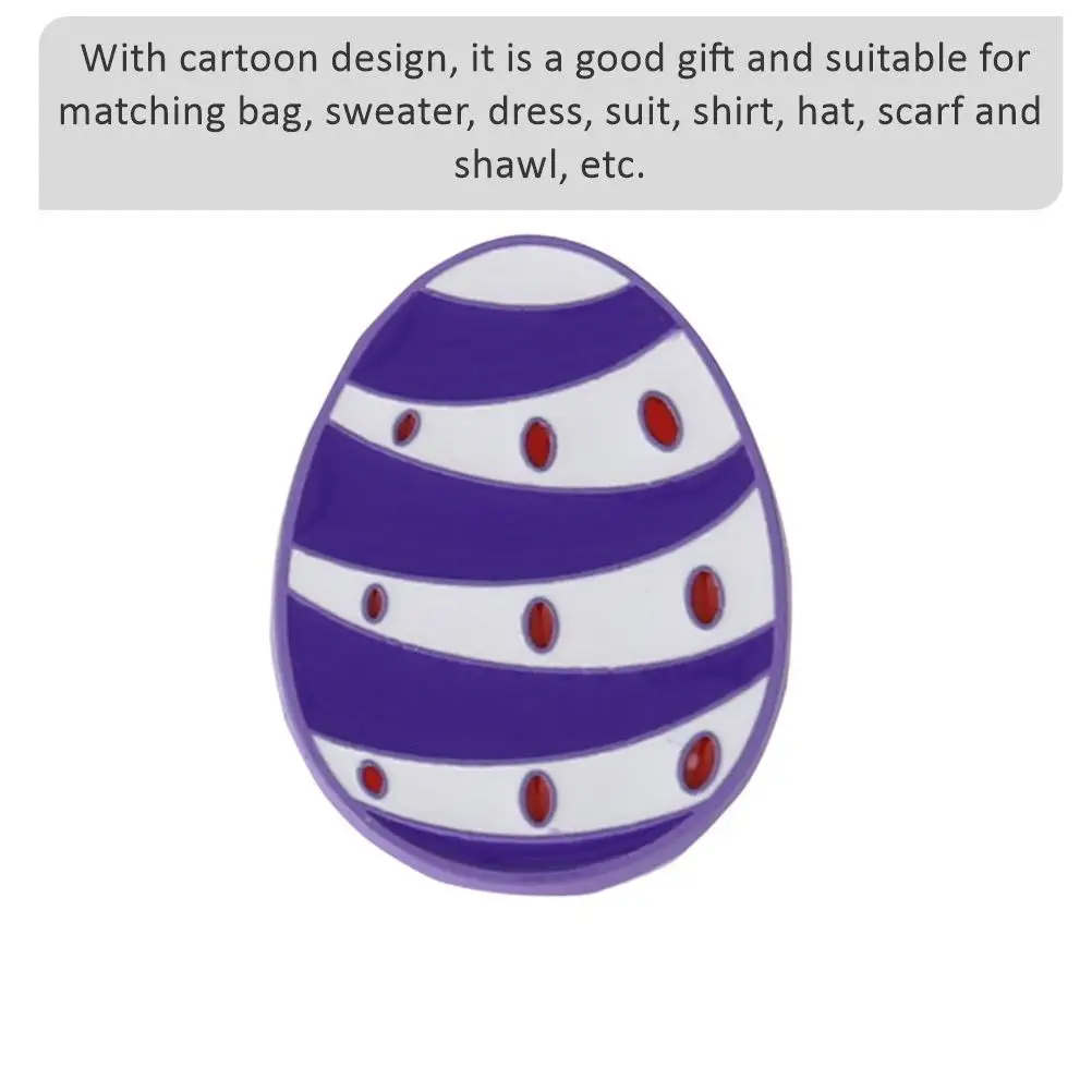 

Dinosaur Egg Brooch 4 Pcs Colorful Painting Oil Alloy Pin Badge Kids Cartoon Fashion Elegant Breastpin Angel Godness