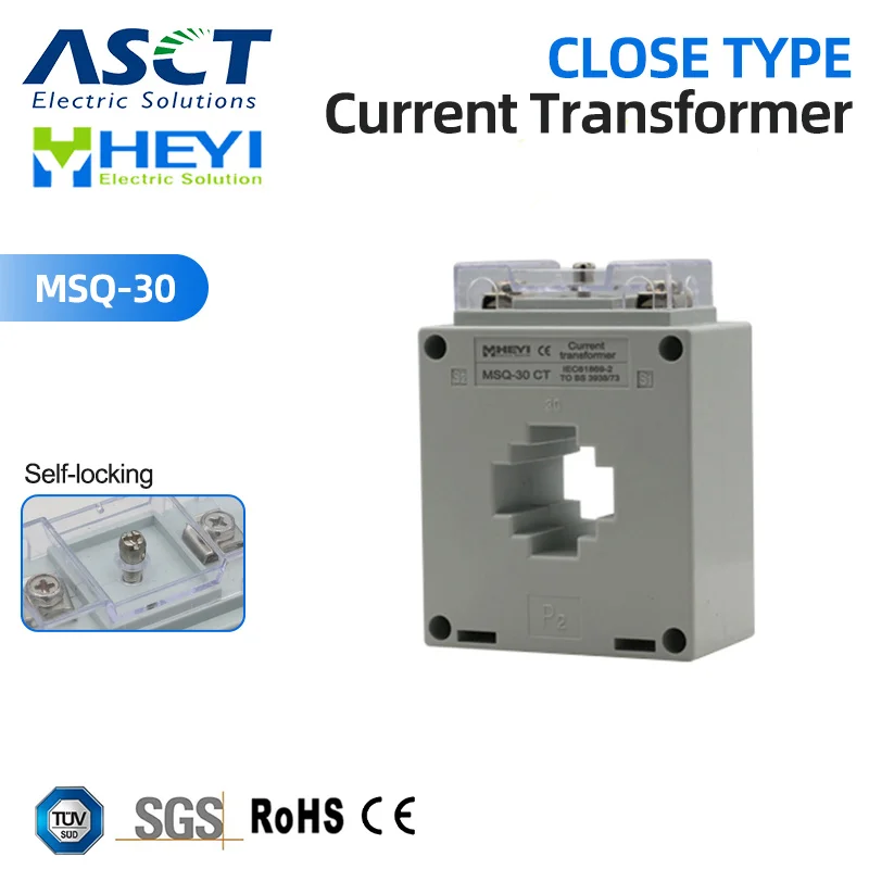 30A-300A/5A MSQ-30 current transformer high accuracy low voltage current transformer Customizable metering level 0.5s 0.2s