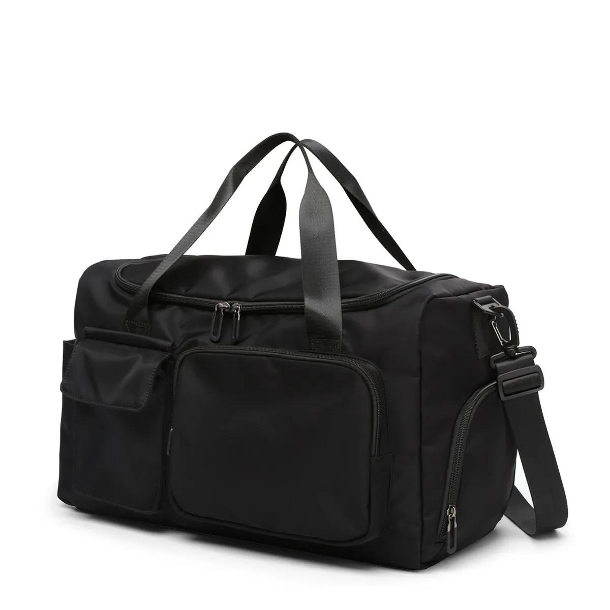 large-capacity-nylon-fitness-bag-men's-handheld-travel-bag-commuting-bag-dry-wet-separation-sports-bag-business-trip-bag