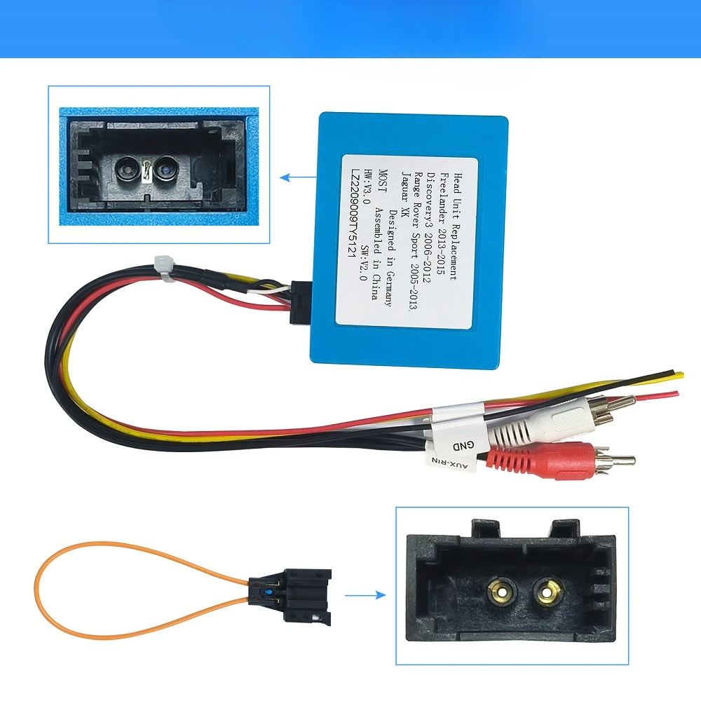 Optical Fiber Decoder Most Box Land Rover Jaguar for Sport Land Rover Discovery 3 Freelander Jaguar XK