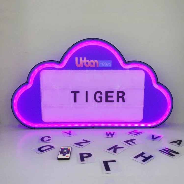 

LED board birthday custom acrylic night club logo message bottle presenter