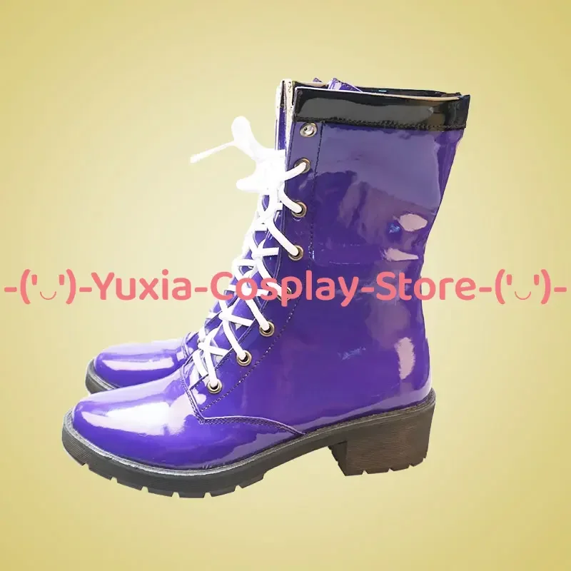 Yuxiacosplay! BanG Dream Ujigawa Shu Cosplay Schoenen Anime Game Karakter Prop PU Lederen Laarzen Halloween Carnaval Feestkostuum