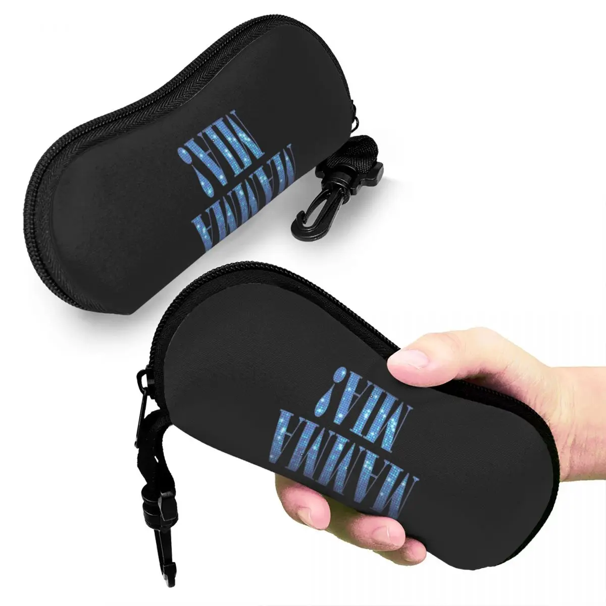 

Mamma Mia -disco Shell Glasses Case Protective Sunglasses Box Women Men Soft Eyeglasses Bag Pouch