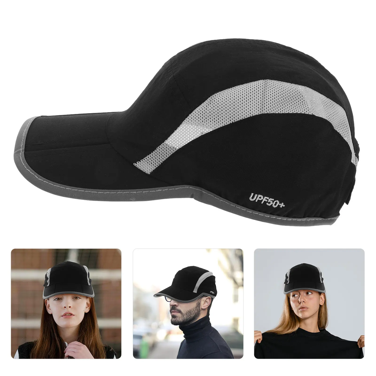 

Портативная походная шляпа с откидным козырьком, дышащая сетчатая ткань, быстросохнущая, защита от солнца для активного отдыха, путешествий, унисекс дизайн