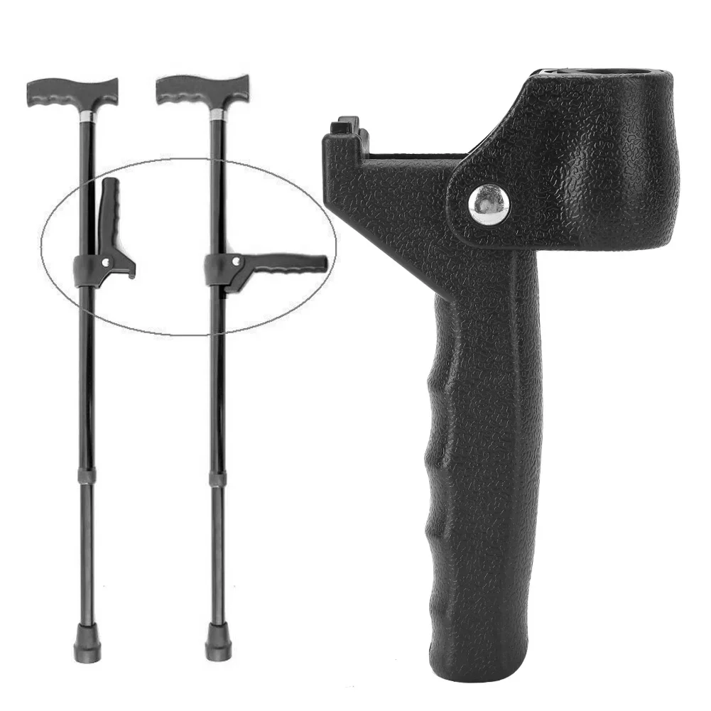 Portable Old Man Walking Cane Crutch Replacement Accessories Handle Diameter 22mm Elderly Booster Walking Stick Auxiliary Handle