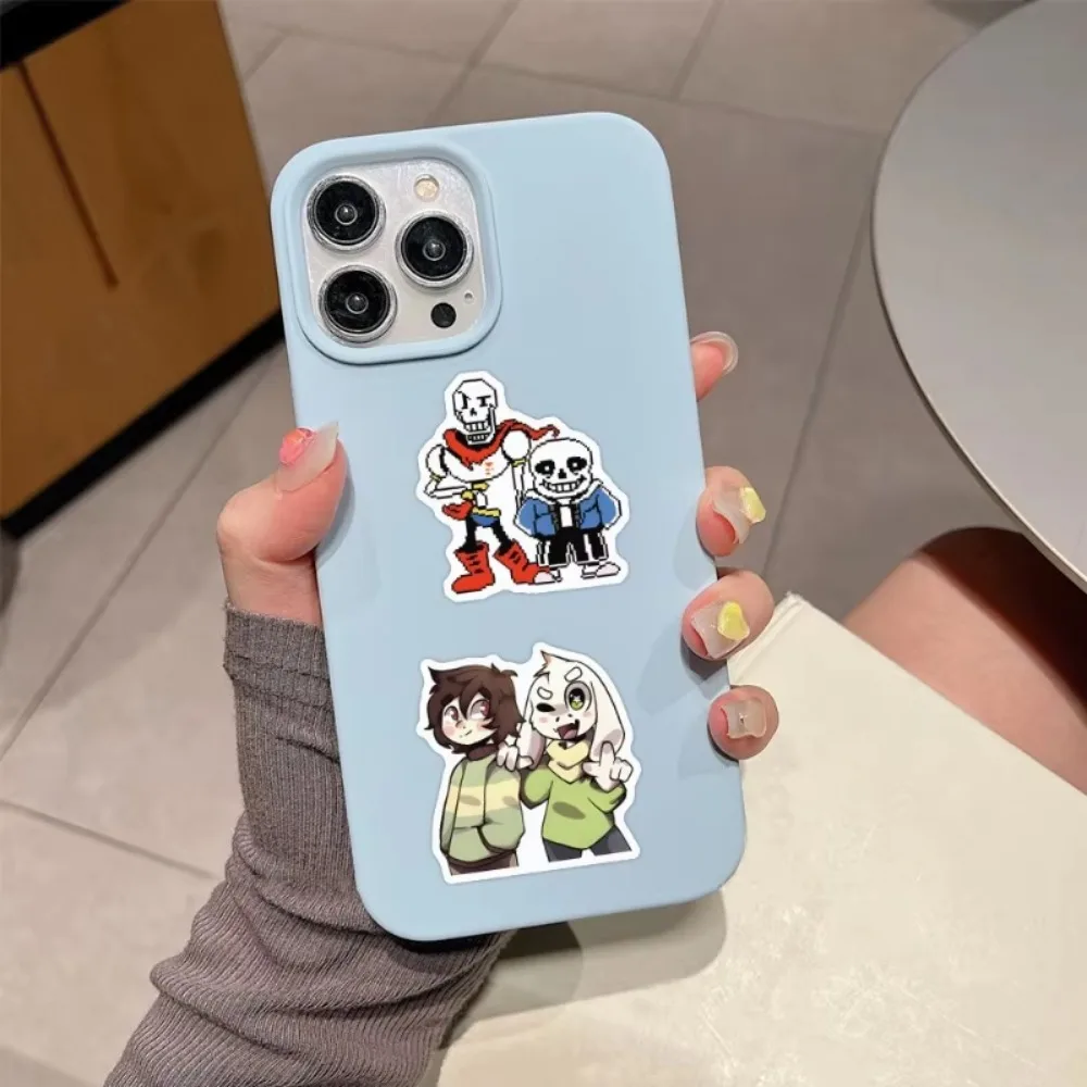 110 قطعة لعبة Undertale الكتابة على الجدران ملصقات DIY بها بنفسك حقيبة جراب هاتف الكمبيوتر الغيتار ديكور فتحة سقف لاصق لعبة