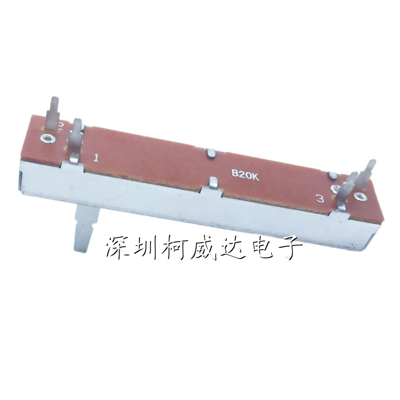 10pcs，Slider Potentiometer，SC458N，B20K，4Pin，Total length 73mm，Can replace DDJ-SX DDJ-SX2  Volume control on the mixing console