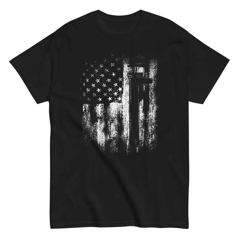 

Plumber Us Flag T Shirt Patriotic Pipefitter