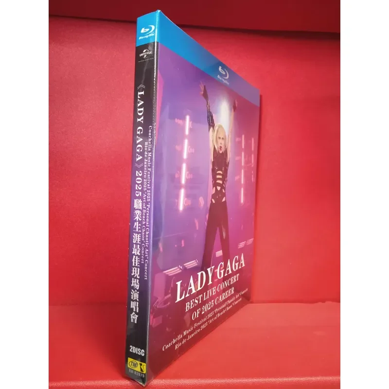 Lady Gaga 2025 Best Live Concert Blu-ray Disc High Definition Music Video Collection