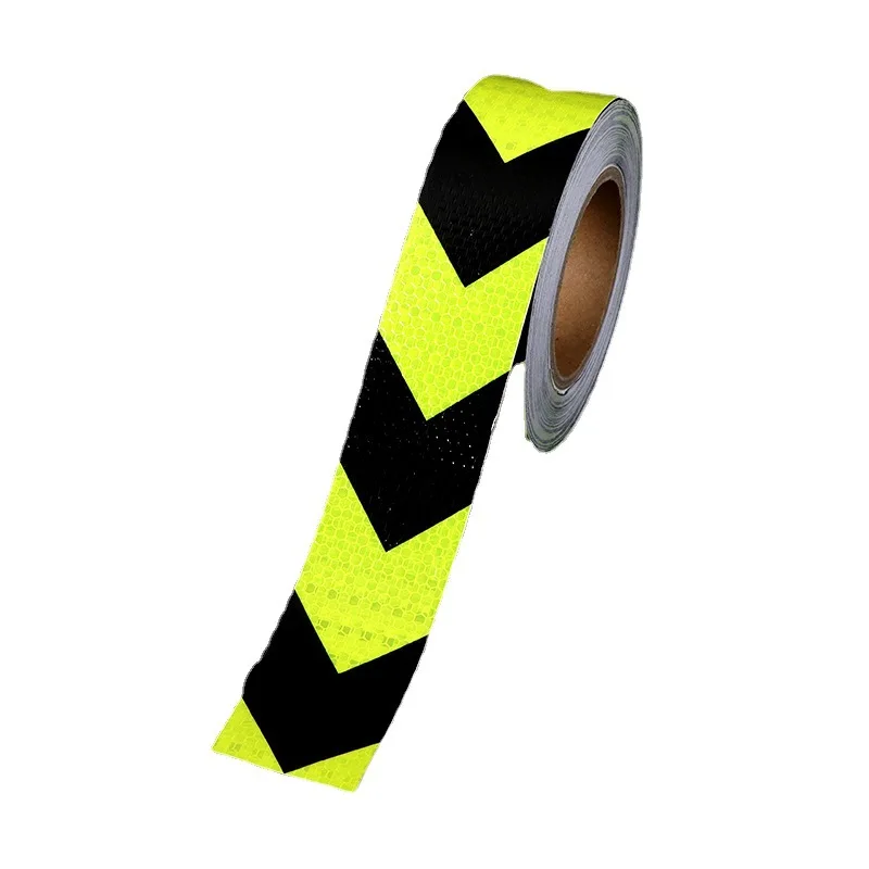 5cmx25m/Roll Arrow Reflective Tape Safety Caution Warning Adhesive Tape Sticker For Truck