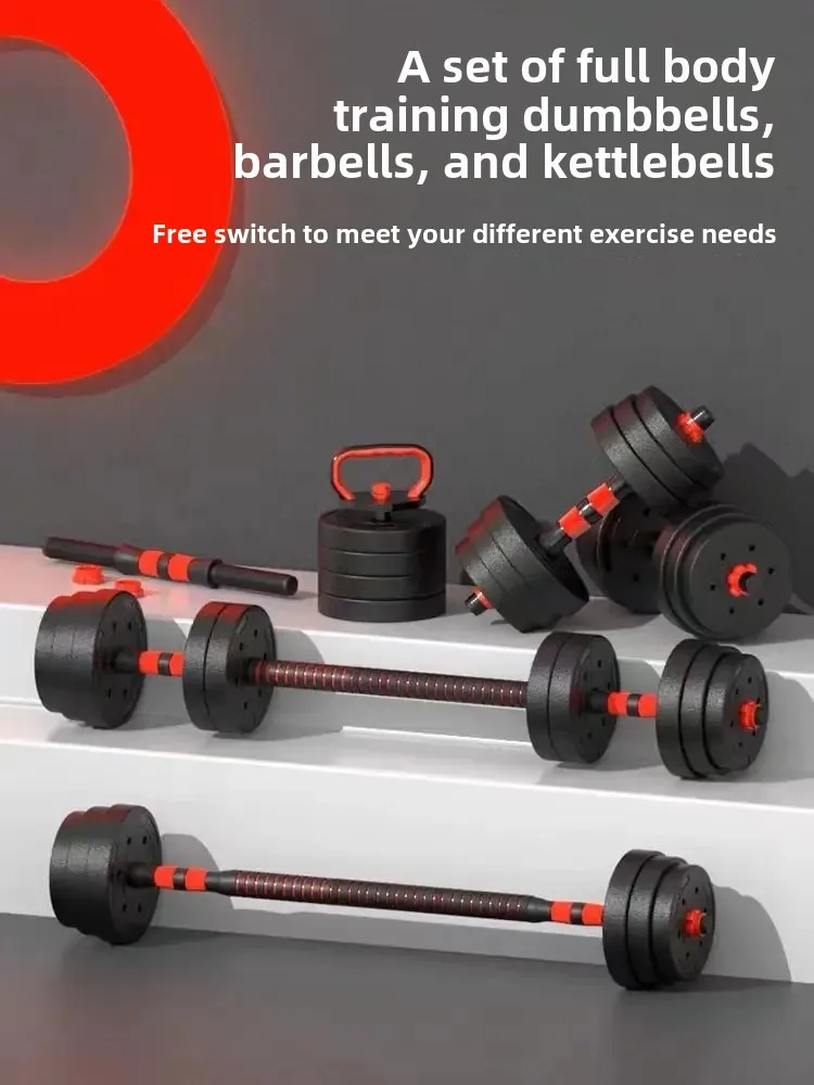 Adjustable Dumbbells for Men Dormitory 50kg Pair Home Use Quick Weight Adjustment Detachable Push up Arm Strength Small Dumbbell