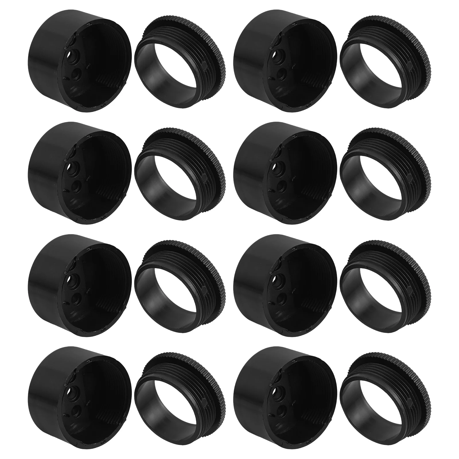 8個の調節可能なプラスチック製家具脚、丸型レベリングフィート、ソファ、テーブル、デスク用、安定したサポート、調節可能なキャビネット脚