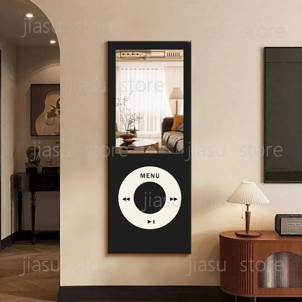 Luxurious Retro Decorative Wall Mirrors Living Room Decoration Creative Shapes Half-length Acrylic Mirror Interior Decor