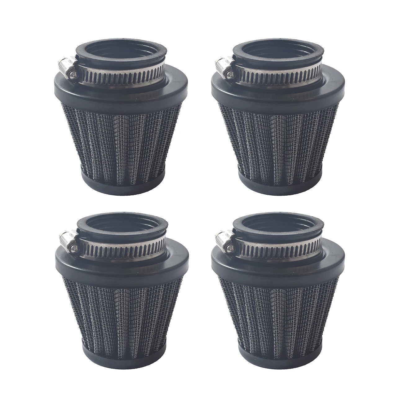 4Pcs 38-40mm Air Filter Pod For Honda CB750 550F Suzuki GS550 Kawasaki KZ650 KZ550