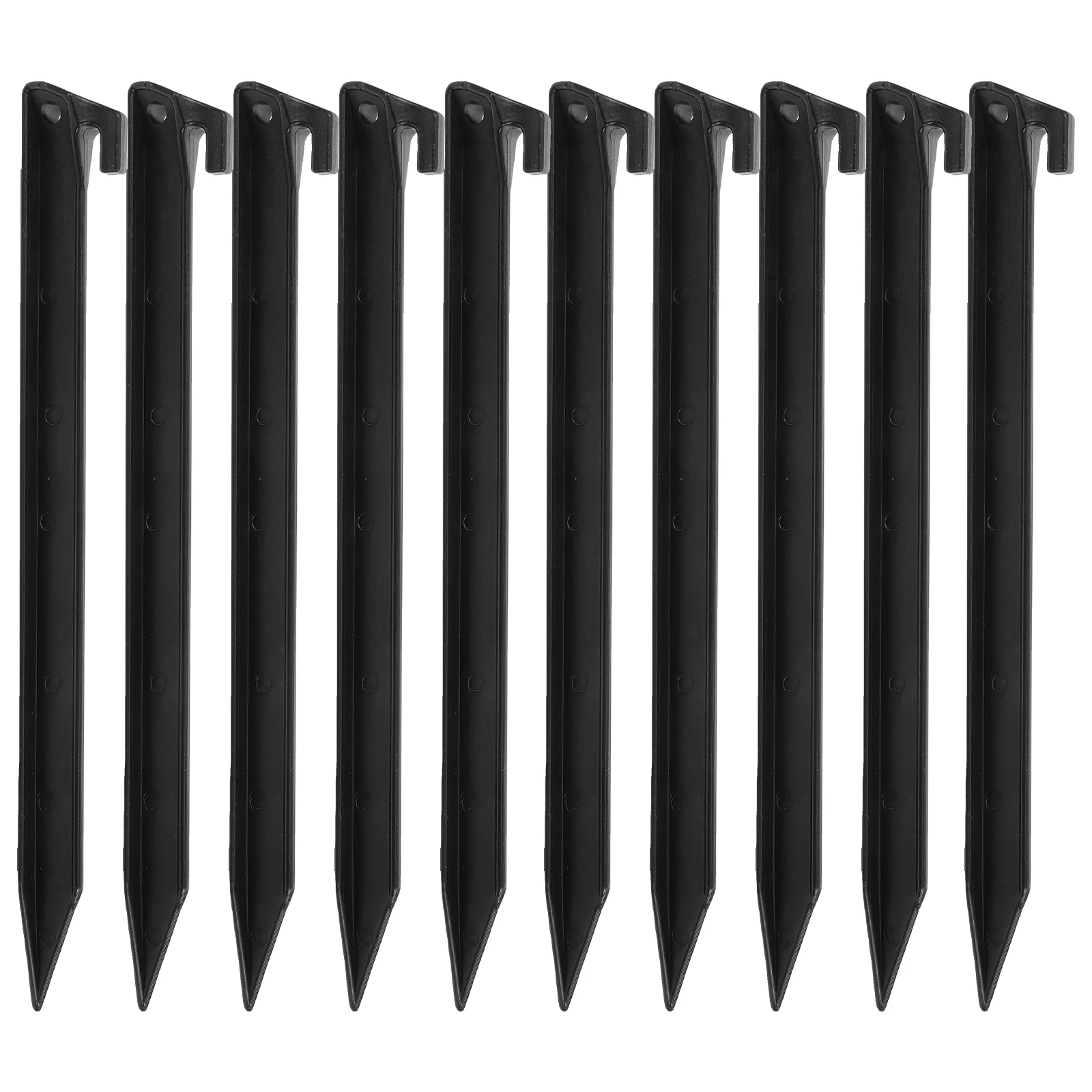 10 Pcs 30 2mm Outdoor Tent Stakes Heavy Duty Tent Stakes Plastic Camping Ground Pegs for Tents Canopies Decorations