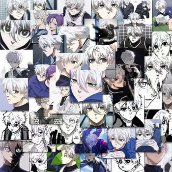 10/30/54 pièces serrure bleue Seishiro Nagi autocollants Cool Anime autocollant esthétique cahier ordinateur portable vélo planche à roulettes dessin animé décalcomanie jouets