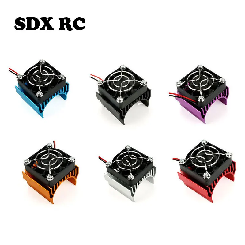 540/550/3650 Motor Heat Sink Cooler Heat Fin 36mm Diameter Radiator/Cooler 4010 DC 5V Cooling Fan for RC Model Car