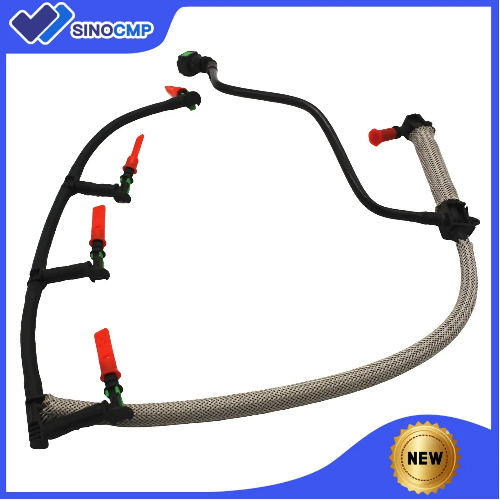 

1pc Fuel Return Leak Off Pipe And Clips For Ford Transit MK7 MK8 2.2 RWD 1761932 BK3Q-9K022-AG Auto Parts