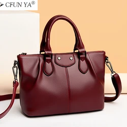 CFUN YA Trend Luxury Women Bag Leather Handbags Female Top Handle Bag Ladies Messenger Crossbody Shoulder Bags Tote Pack Sac New