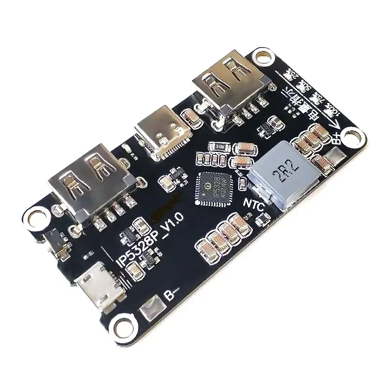 IP5328P USB Type-C Bidirectional Fast Quick Charging Module DC-DC Step Up Boost Converter 3.7V to 5V 9V 12V for Arduino