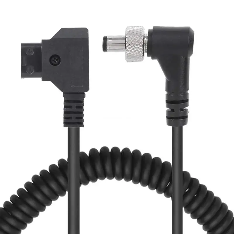 D Tap to DCRight Coiled Power Cable for LCD Assist Monitors Video Devices Dropship