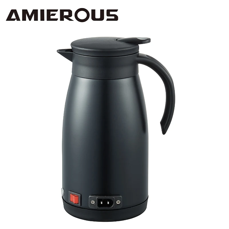 Arier 12V/24V DC 120/200W DC 800ML Multicooker Car electric kettle for car or Truck Kitchen & Travel RV Camping