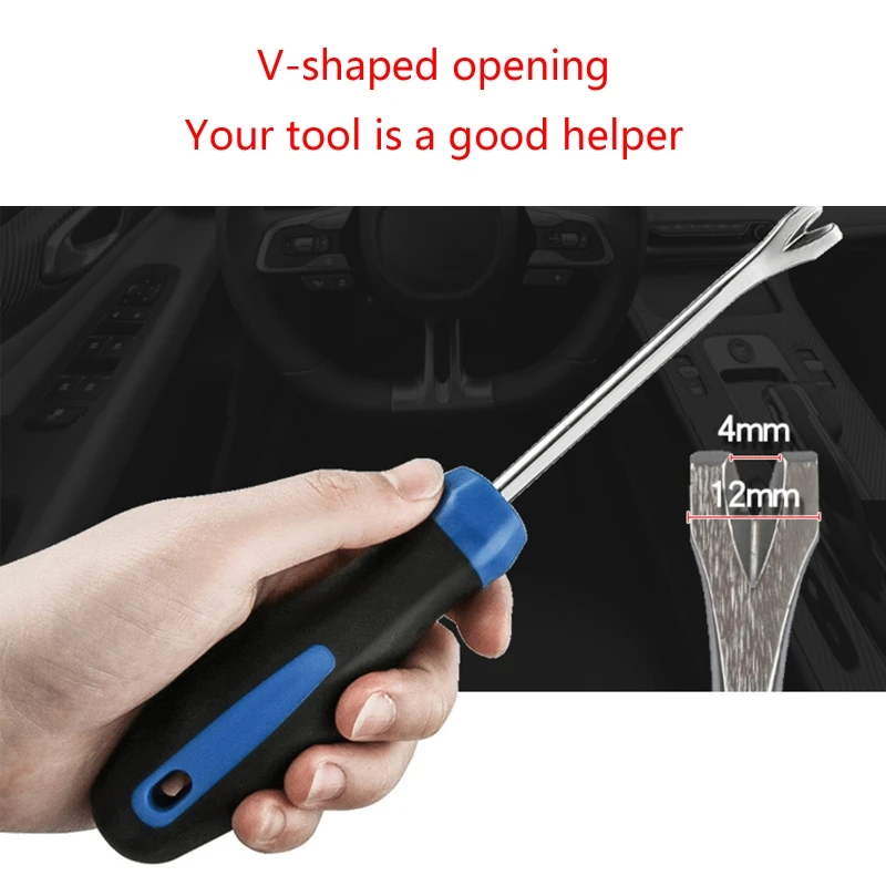 Practical Buckle Trim Screwdriver for Crowbar Pry Bar Staple Puller Hand To Q84D