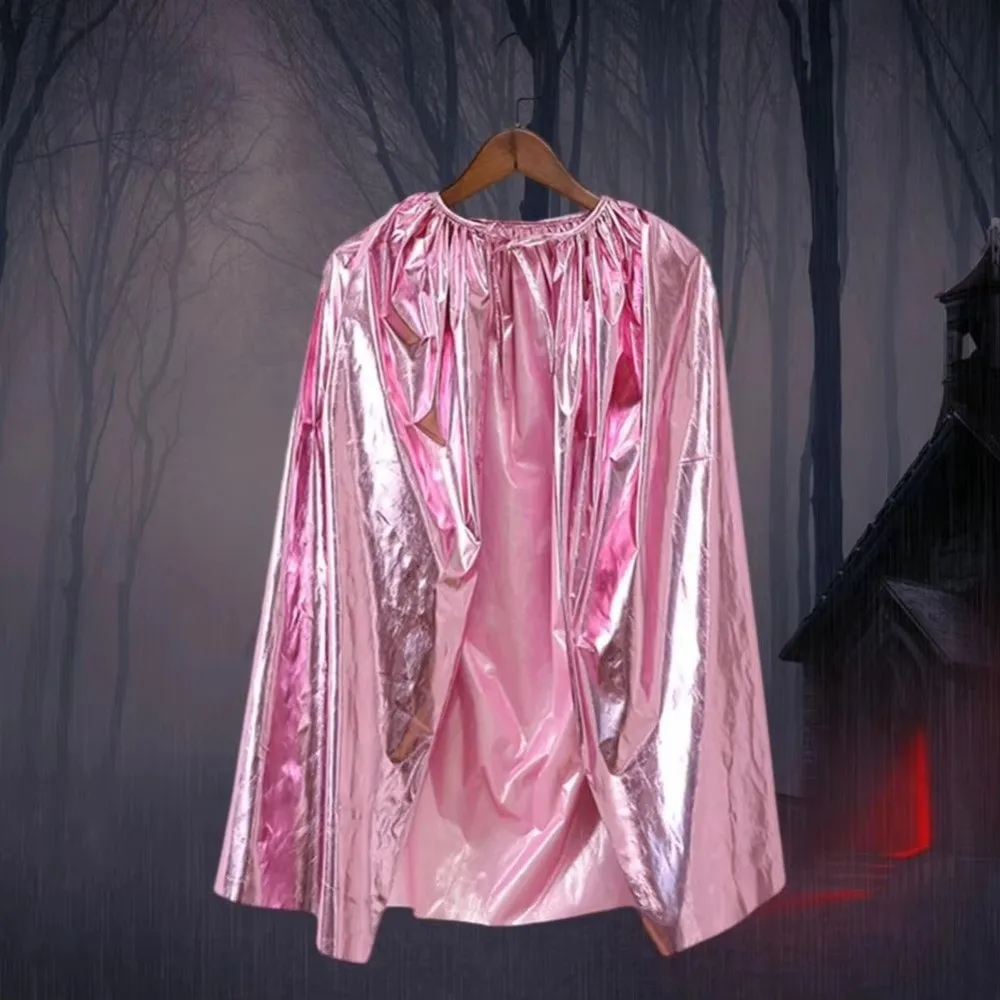 

Cool Multipurpose Grim Reaper Cloak Coat Cosplay Costume Halloween Kids Cape Nightclub Bar Dress Long Witches Robes Children