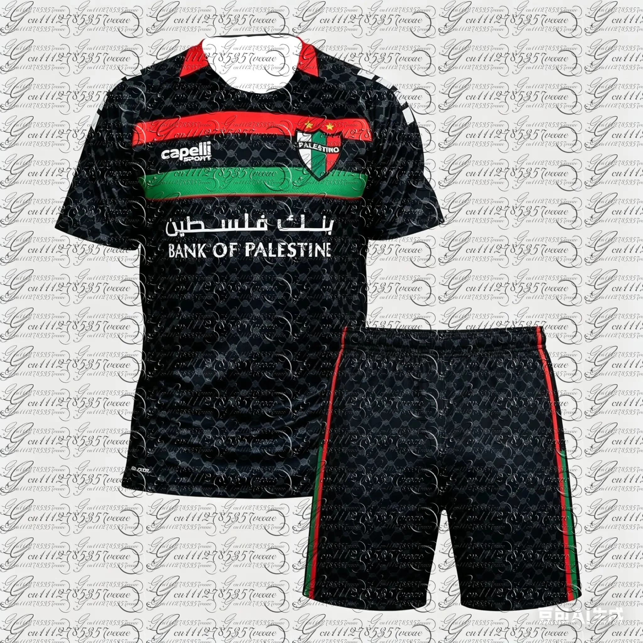 

Футбольная футболка/свитшот Club Deportivo Palestino 2025/26 (домашняя/гостевая) – модная, быстросохнущая, дышащая, для всей семьи (парные комплекты)