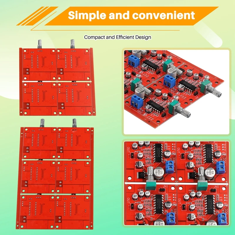 10PCS PT2399 Microphone Reverb Plate Reverberation Board No Preamplifier For DC 6V-15V