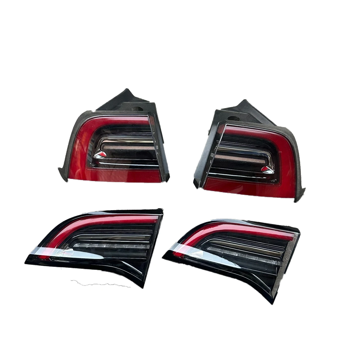 

Original Used Red Lens LED Taillights Brake Lights Rear Car Lamps Spare Car Parts for Tesla Model 3/Y