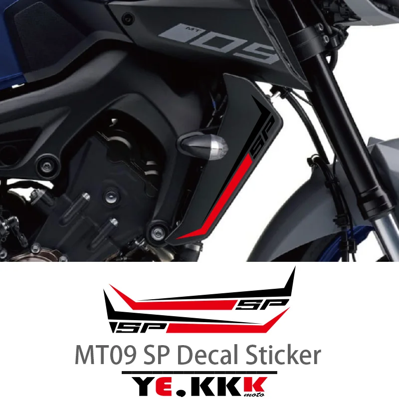 

MT-09 SP Fairing Sticker Decals Hollow Reflective Radiator Rad Guard Decal Sticker Multiple Colours Available For YAMAHA MT09SP