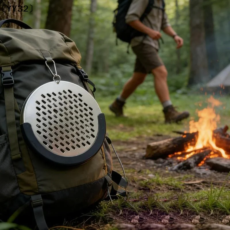 Portable Mosquito Coil Holder Fireproof Anti Scald Design With Hanging Hook For Home Camping Outdoor Use〔YY32〕