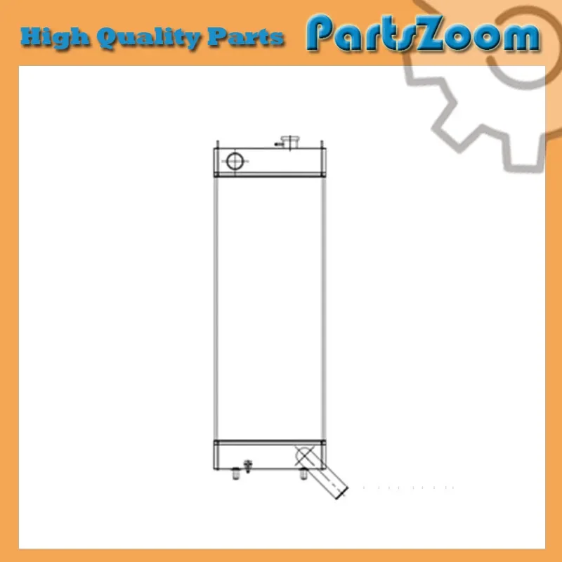 Water Tank Radiator 22U-03-28410 for Komatsu Excavator PC228US-3