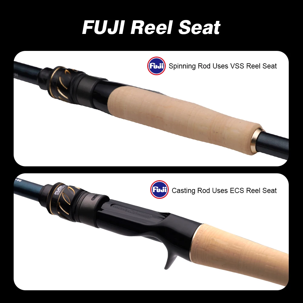 PURELURE DANCE S822H Spinning Rod 6-10lb Fast Action