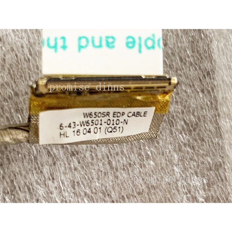 M  For CLEVO W650SR EDP Cable 6-43-W6501-010-N Screen Line